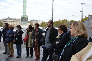 Avec les éluEs, les responsables de la DVD, DEV, et autres délégations de la Mairie de Paris